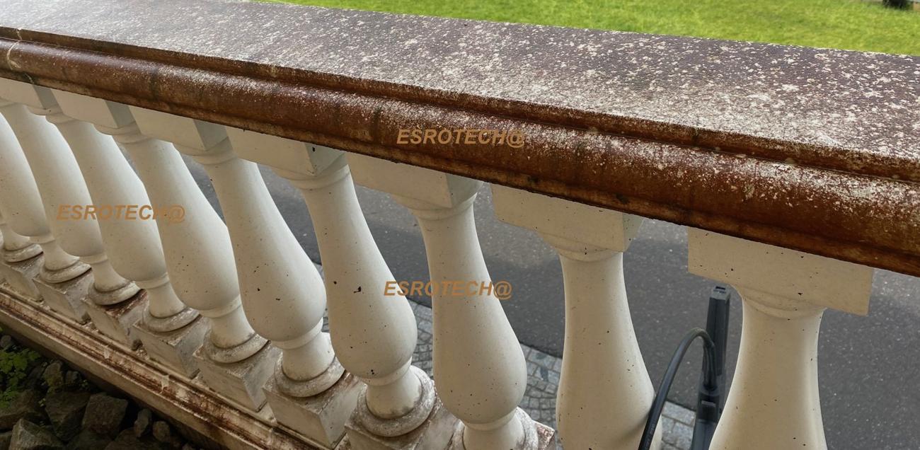 Balustrade aus Betonsteinwerk