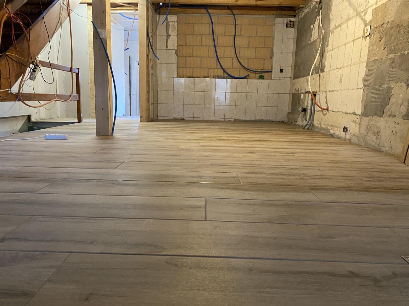 Boden in einer Renovation