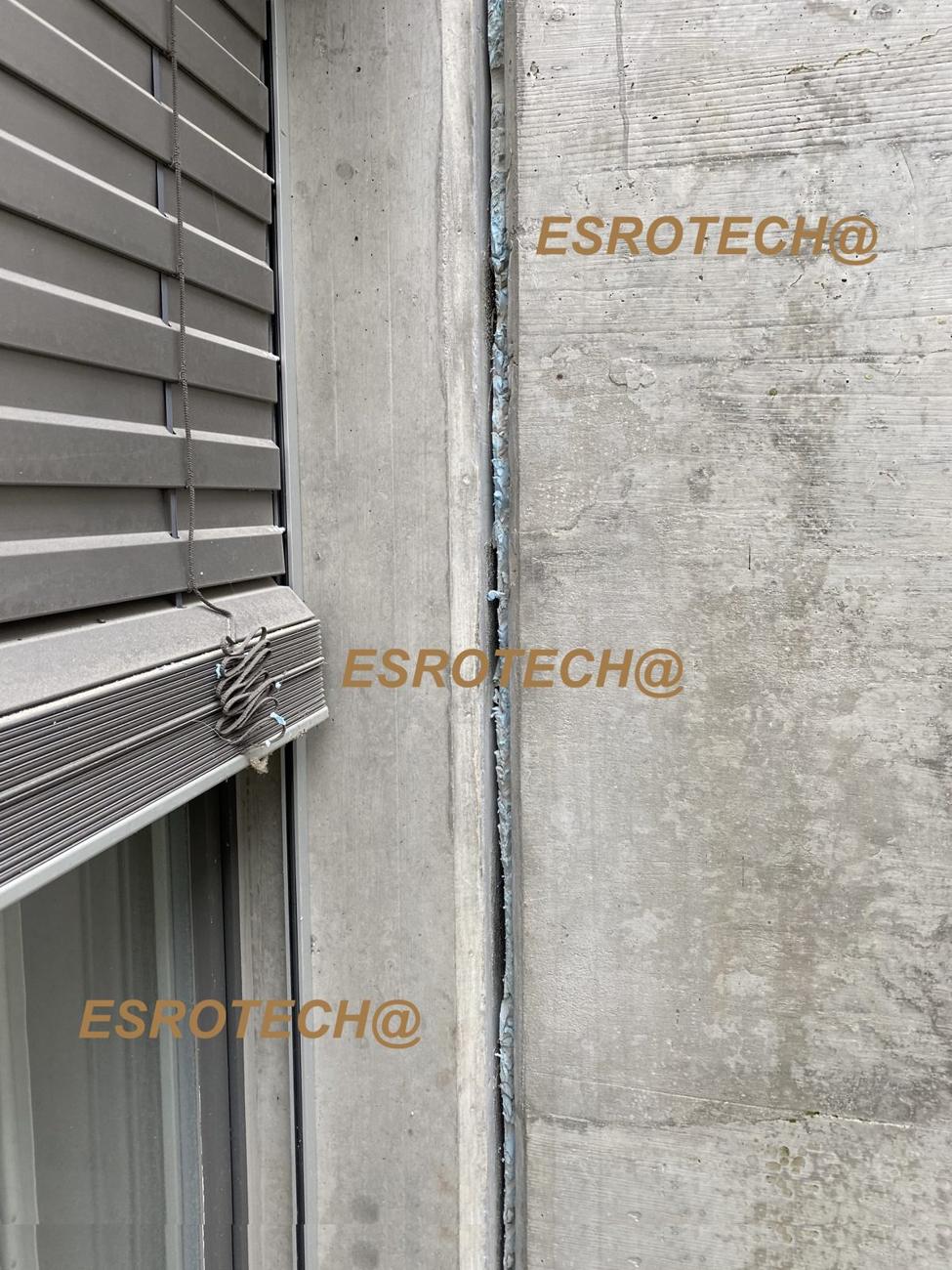 Fugensanierung an einem Betonelement